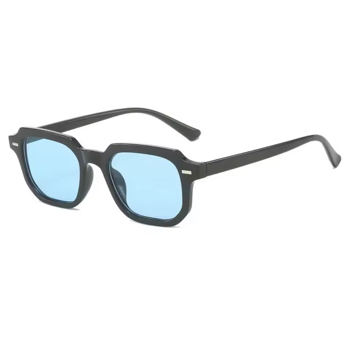Lunettes de soleil noir/bleu