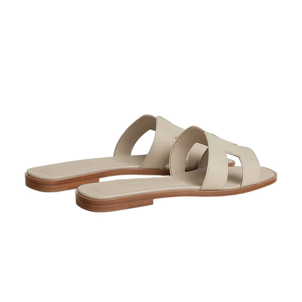 Claquettes H Beige